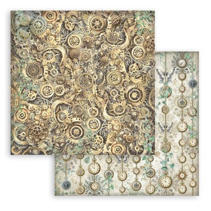 Gardens of Time - Stamperia Maxi Background Selection 12x12"