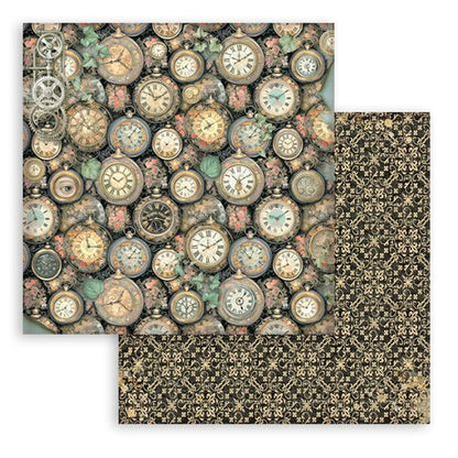 Gardens of Time - Stamperia Maxi Background Selection 12x12"