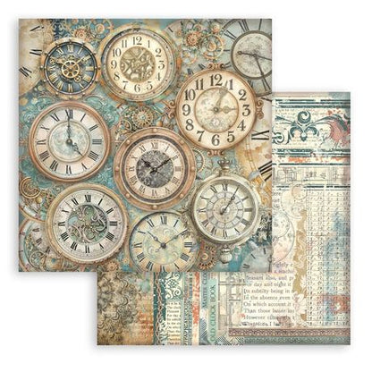 Gardens of Time - Stamperia Maxi Background Selection 12x12"