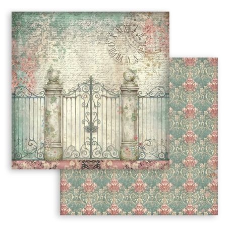 Gardens of Time - Stamperia Maxi Background Selection 12x12"