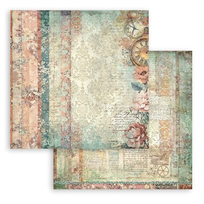 Gardens of Time - Stamperia Maxi Background Selection 12x12"