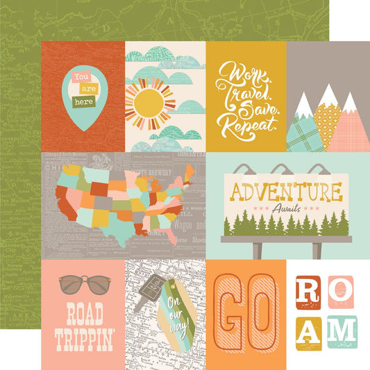 Simple Stories Collection Kit 12"X12" - Open Road