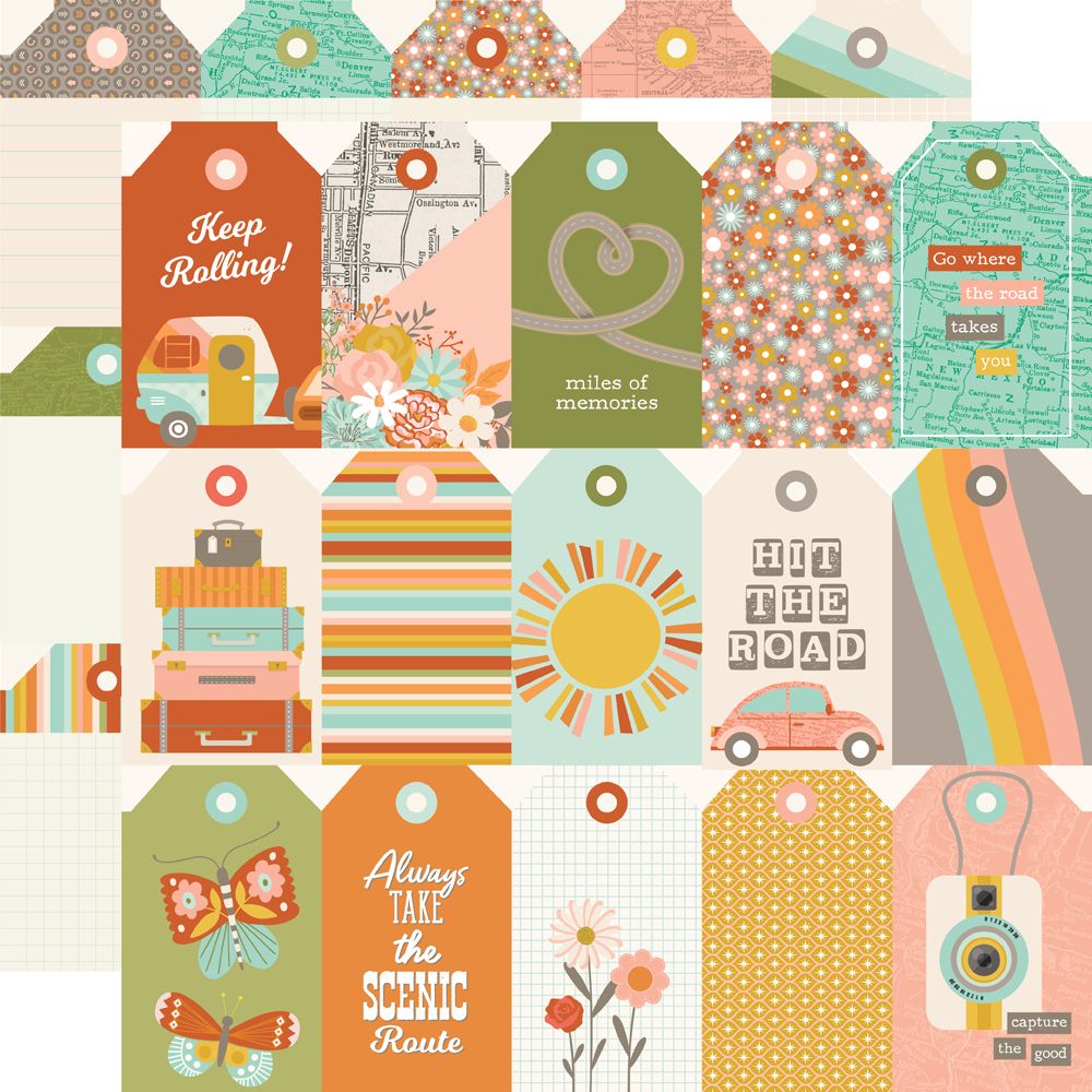 Simple Stories Collection Kit 12"X12" - Open Road