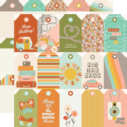 Simple Stories Collection Kit 12"X12" - Open Road