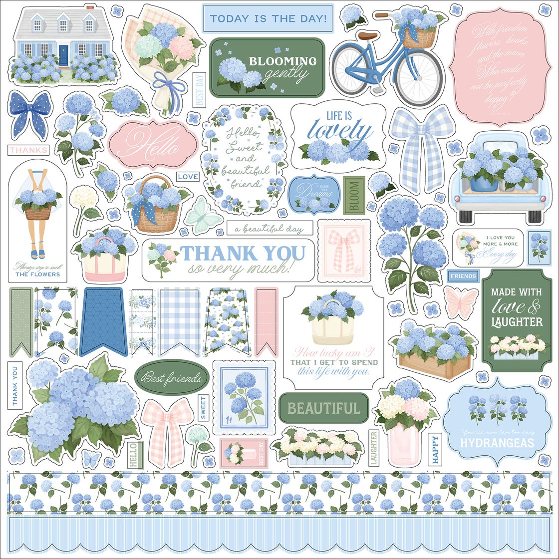 Flower Shoppe Collection Paper Pack 12"X12"