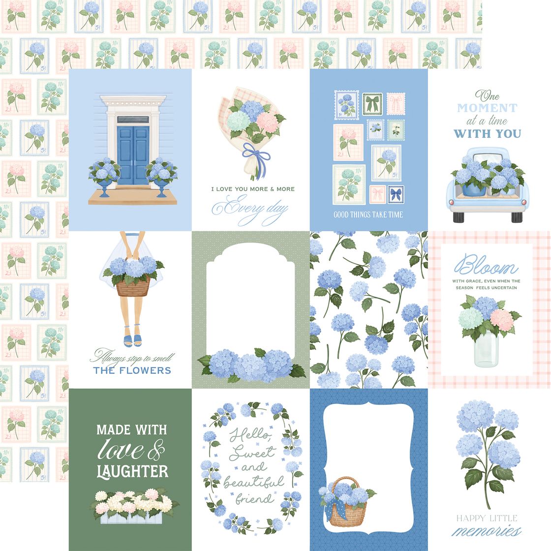 Flower Shoppe Collection Paper Pack 12"X12"