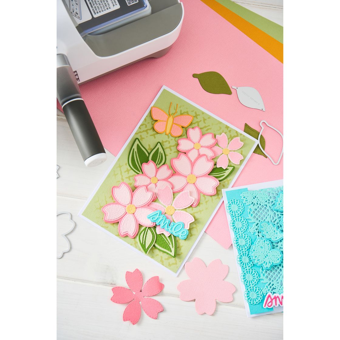 Sizzix Thinlits Die Set - Stitched Floral by Vicki Boutin