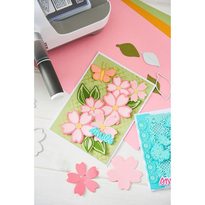 Sizzix Thinlits Die Set - Stitched Floral by Vicki Boutin