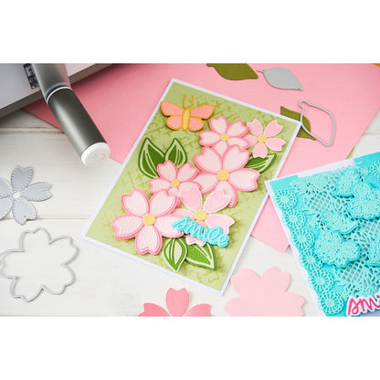 Sizzix Thinlits Die Set - Stitched Floral by Vicki Boutin