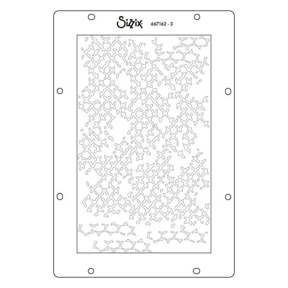 Sizzix A5 Layered Stencils - Stitched Florals By Vicki Boutin