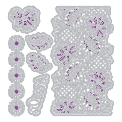Sizzix Thinlits Die Set - Lovely Lace by Vicki Boutin
