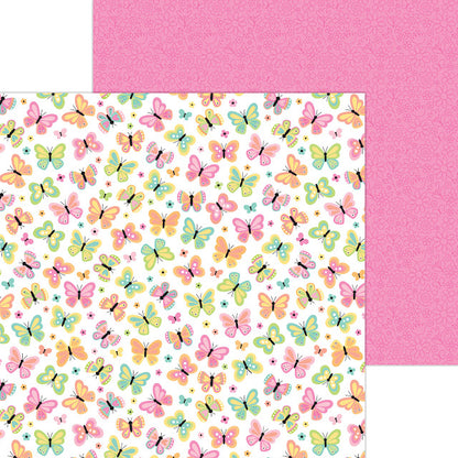Doodlebug Double-Sided Paper Pack 12"X12" - Butterfly Kisses