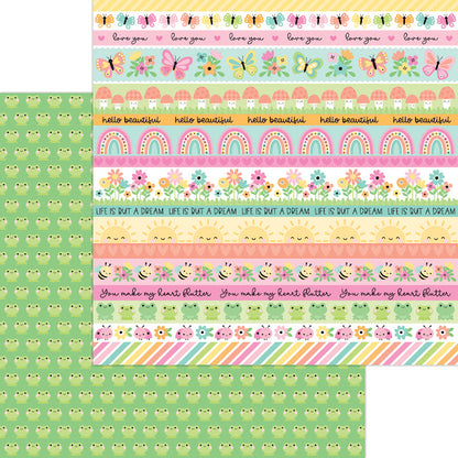 Doodlebug Double-Sided Paper Pack 12"X12" - Butterfly Kisses