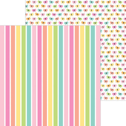 Doodlebug Double-Sided Paper Pack 12"X12" - Butterfly Kisses