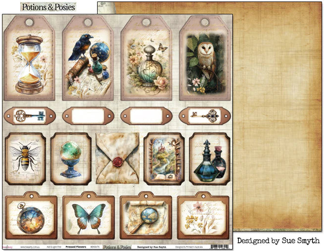 Bee Arty - Potions & Posies Collection by Sue Smyth