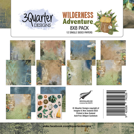 3Quarter Designs - Wilderness Adventure - 8"x8" Pack