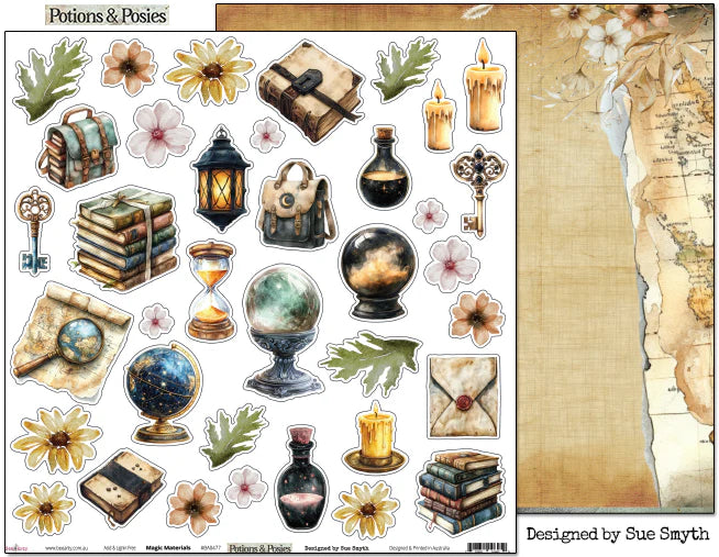 Bee Arty - Potions & Posies Collection by Sue Smyth