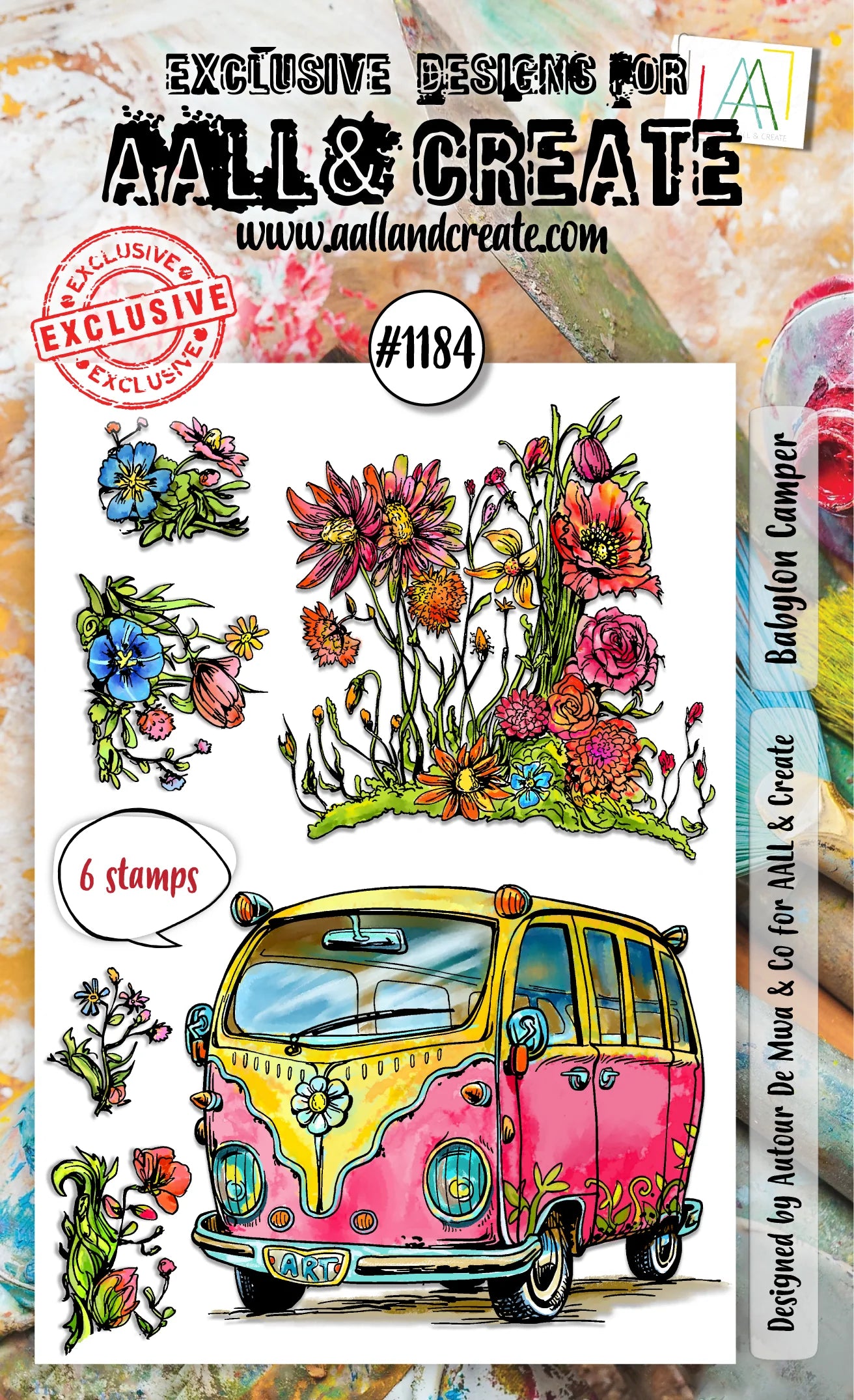 A6 Stamp Set - Babylon Camper #1184