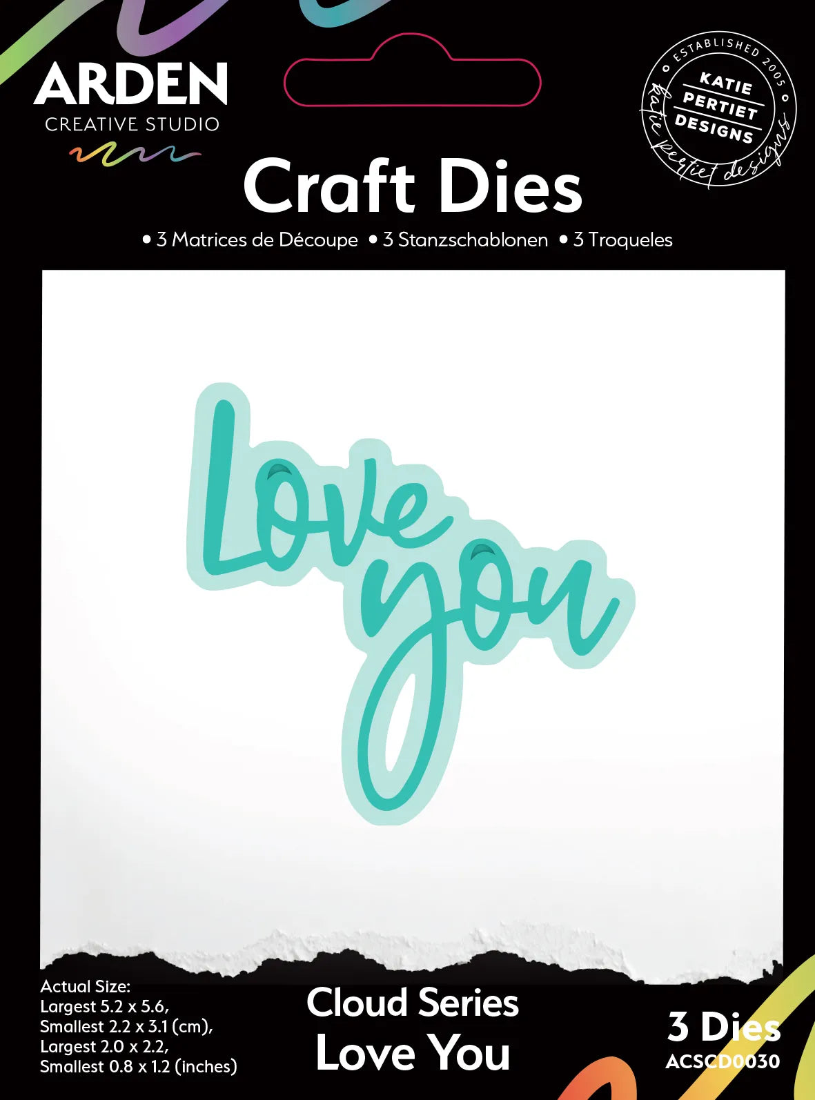 Cloud Series - Field Notes - Love You - Craft Die Set