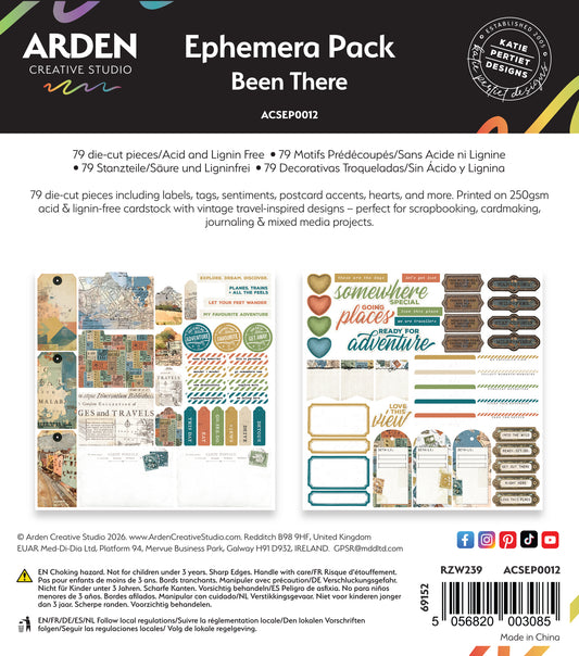 Arden Creative Studio Been There Ephemera Pack