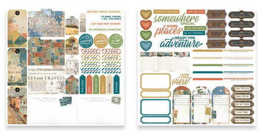 Arden Creative Studio - Been There - Rub-On Transfer Set