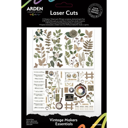 ACSLC0002 Arden Creative Studio Vintage Makers Laser Cuts