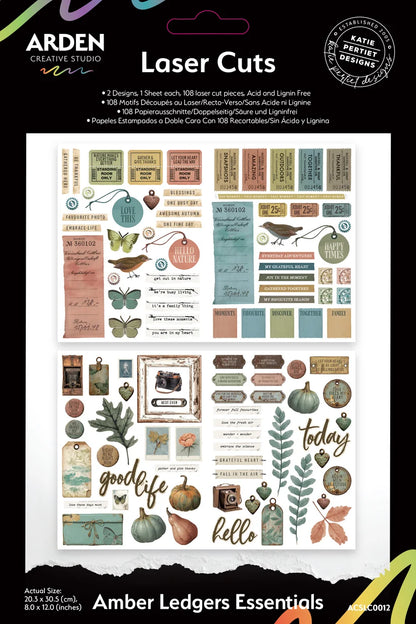Amber Ledgers Essential Laser Cuts