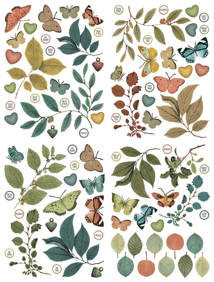 Amber Ledgers Foliage Laser Cuts - Designed by Katie Pertiet Designs