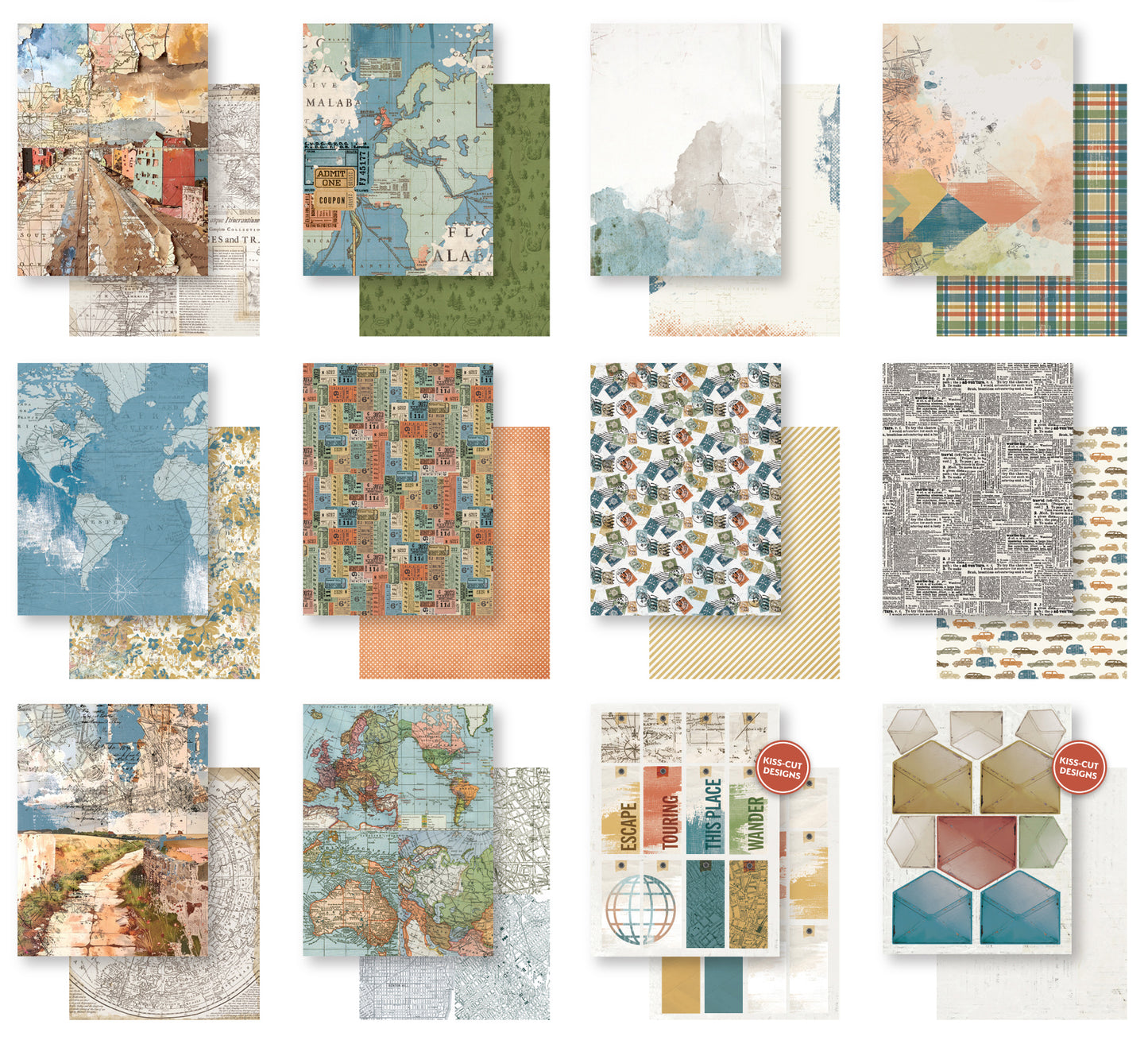 Been There Paper Pad 6"x8" - Designed by Katie Pertiet Designs