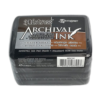 Tim Holtz Distress® Archival Ink™ 4-pack