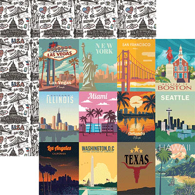 Around The World Collection 12"X12"
