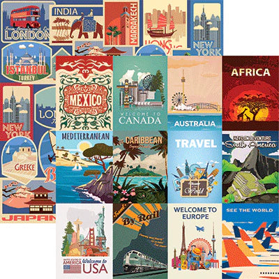 Around The World Collection 12"X12"