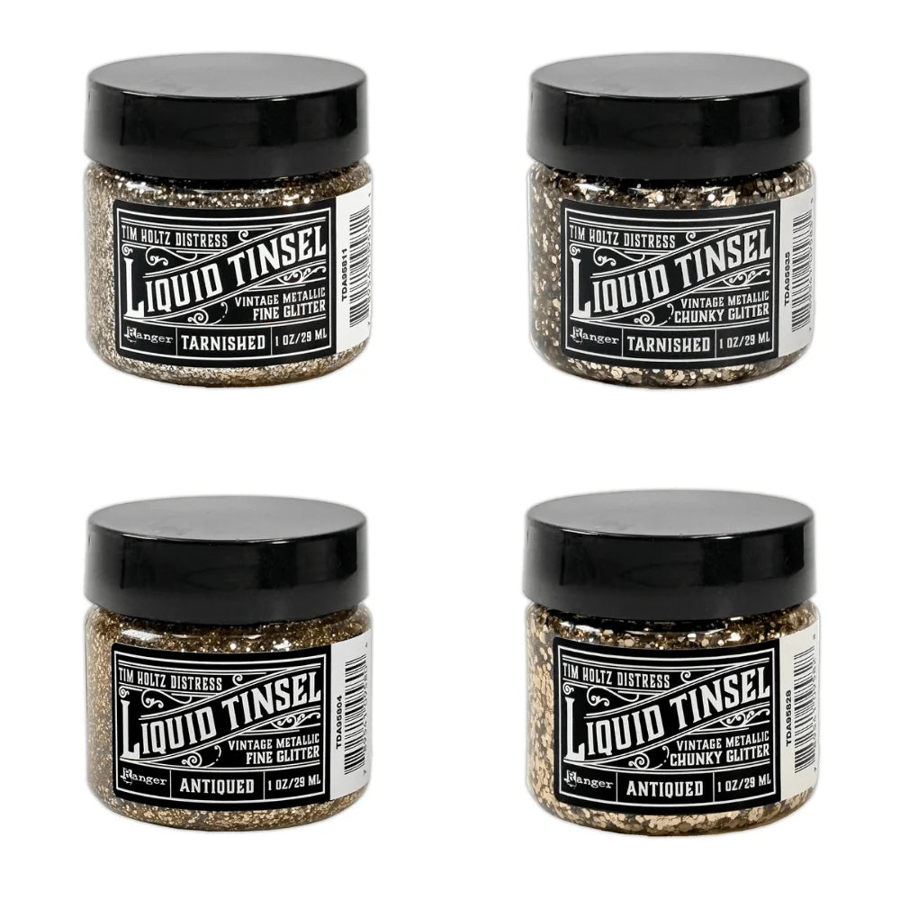 Tim Holtz Distress – Liquid Tinsel 29ml | Tarnished & Antiqued