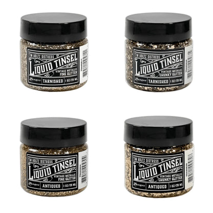 Tim Holtz Distress – Liquid Tinsel 29ml | Tarnished & Antiqued