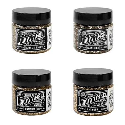 Tim Holtz Distress – Liquid Tinsel 29ml | Tarnished & Antiqued