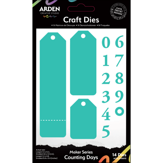 Arden Creative Studio - Katie Pertiet - Season of Joy- Counting Days-Craft Die Set