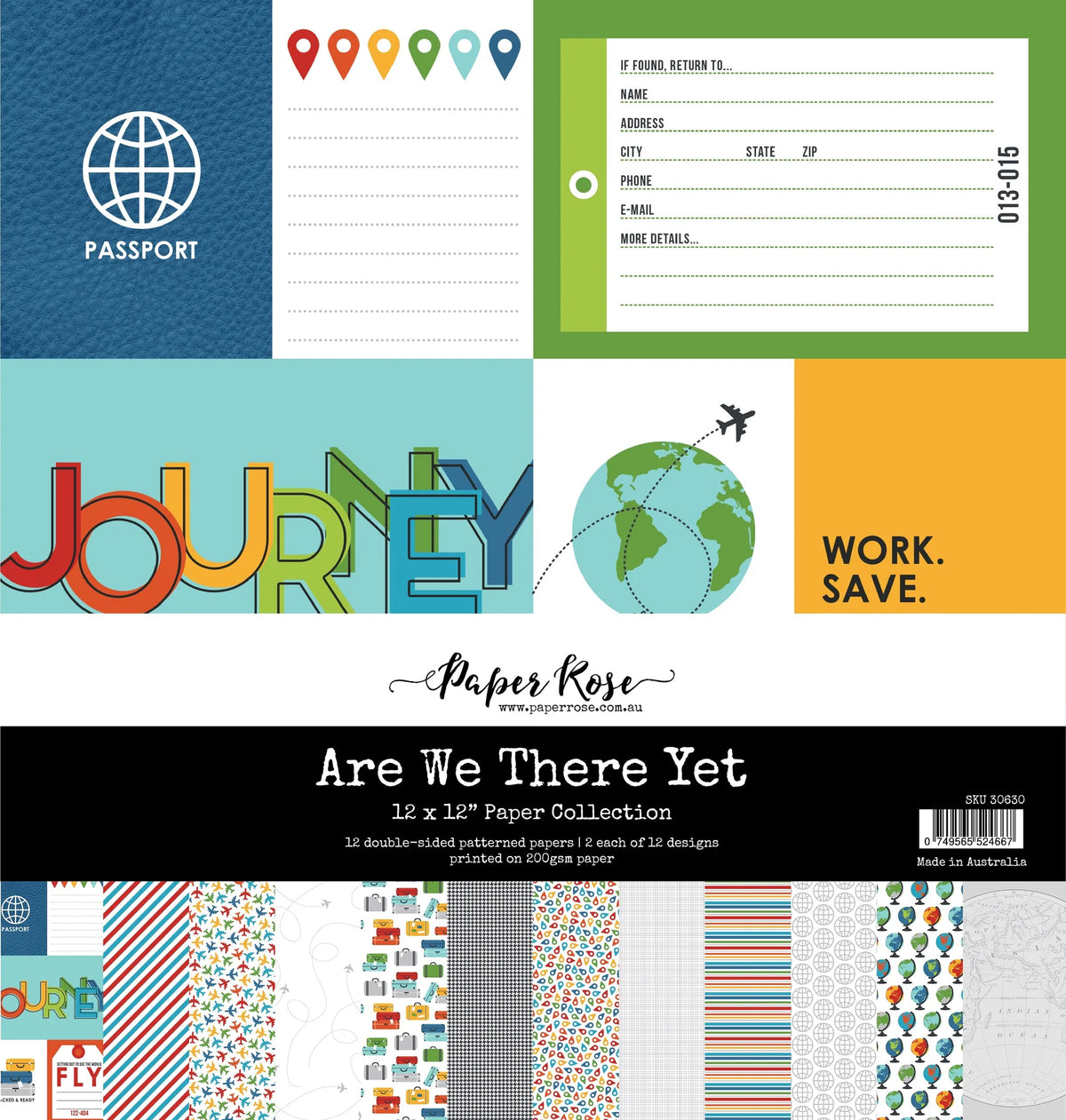 Are We There Yet 12x12 Paper Collection