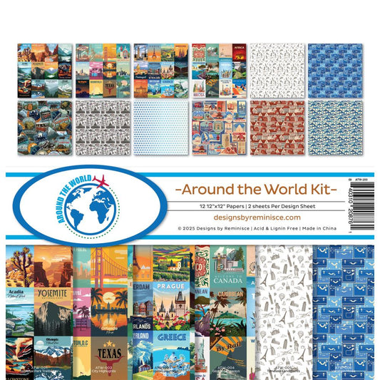Reminisce Around The World Collection 12"X12"