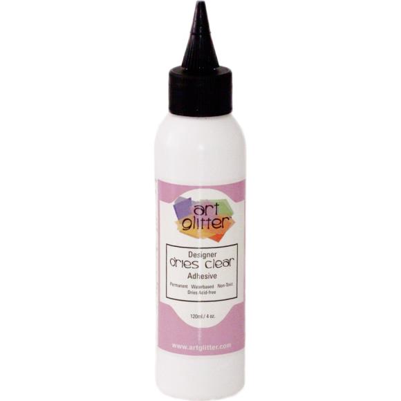 Art Glitter Designer Dries Clear Adhesive 4oz/120ml