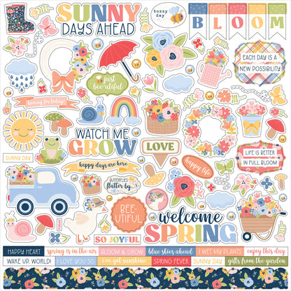 Blossoms And Bees Collection Paper Pack 12"X12"