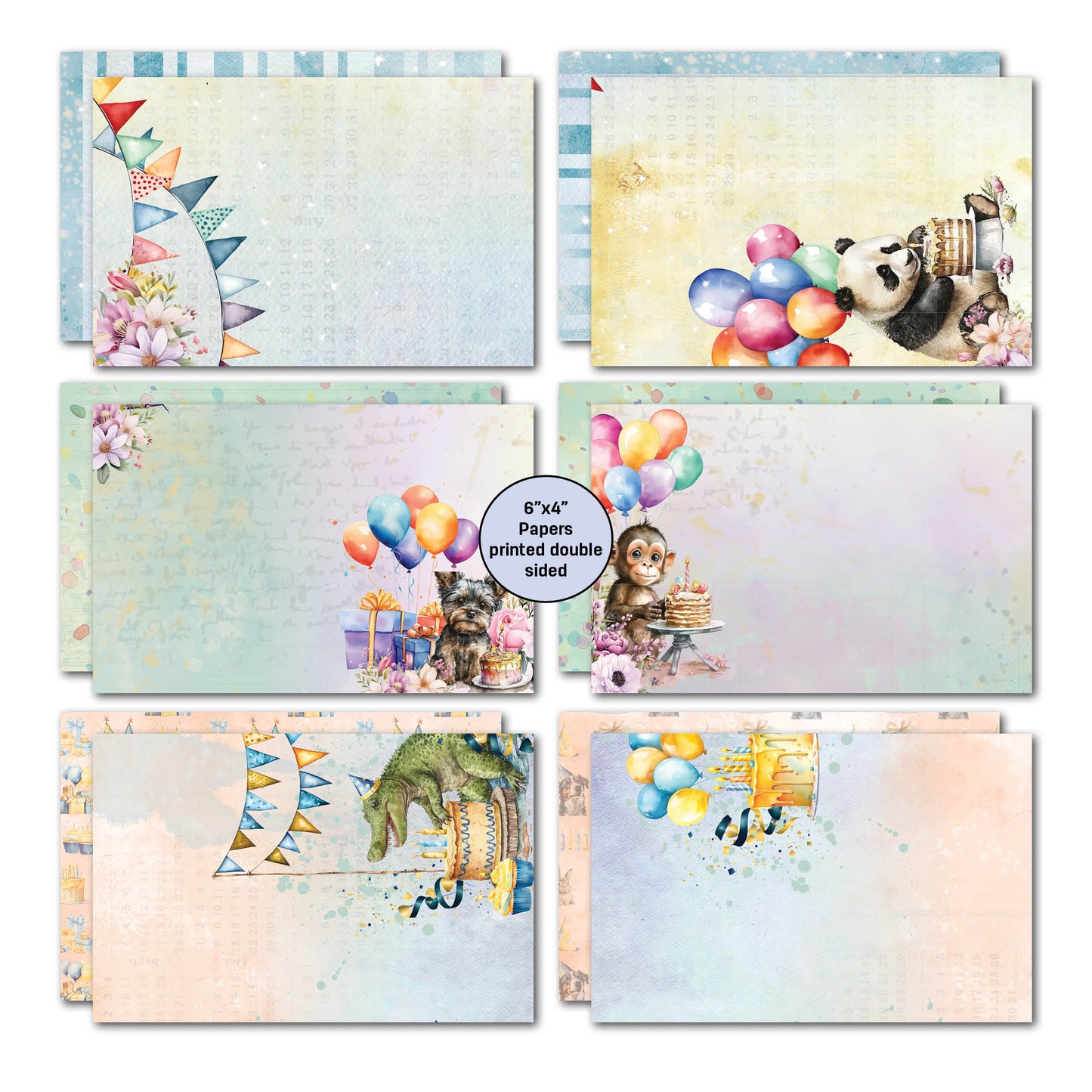 3Quarter Designs - Birthday Wishes - 6x4 Card Pack