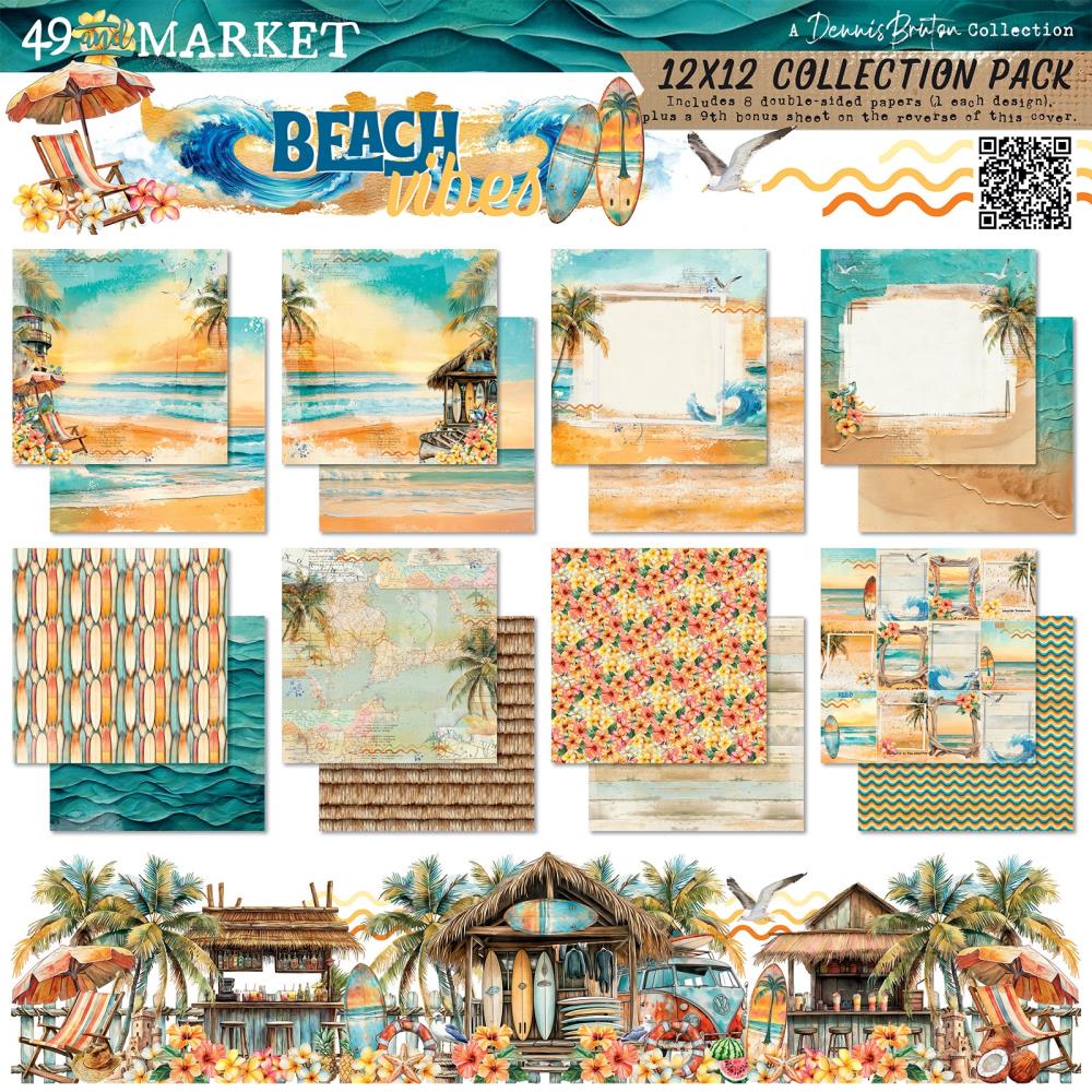 Beach Vibes 12x12 Collection Pack by Dennis Bruton
