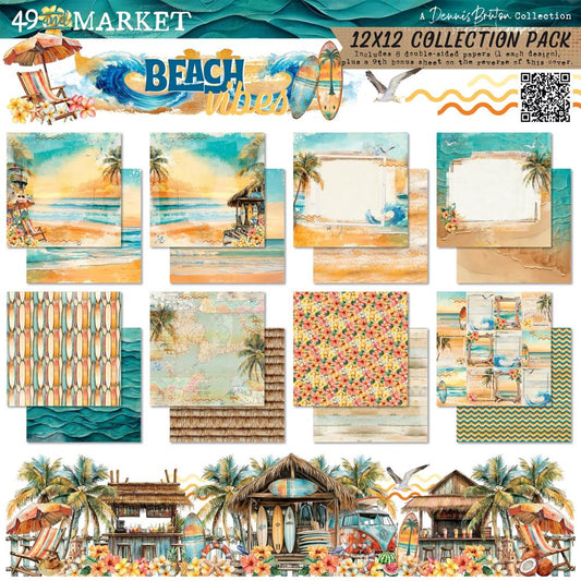 Beach Vibes 12x12 Collection Pack by Dennis Bruton