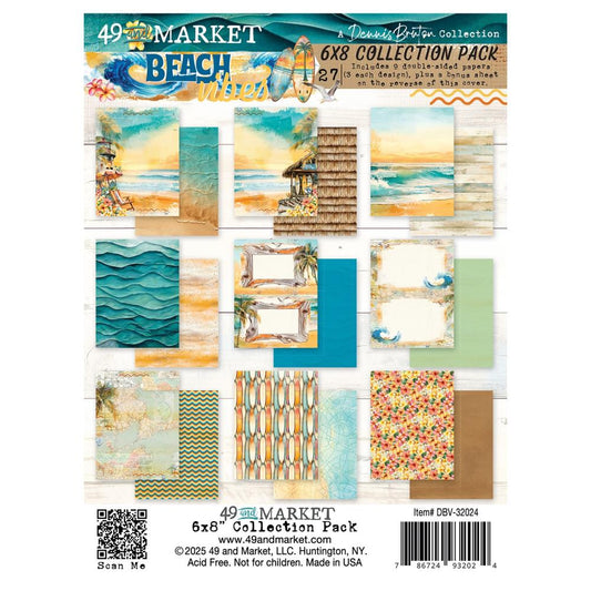 Beach Vibes 6x8 Collection Pack by Dennis Bruton