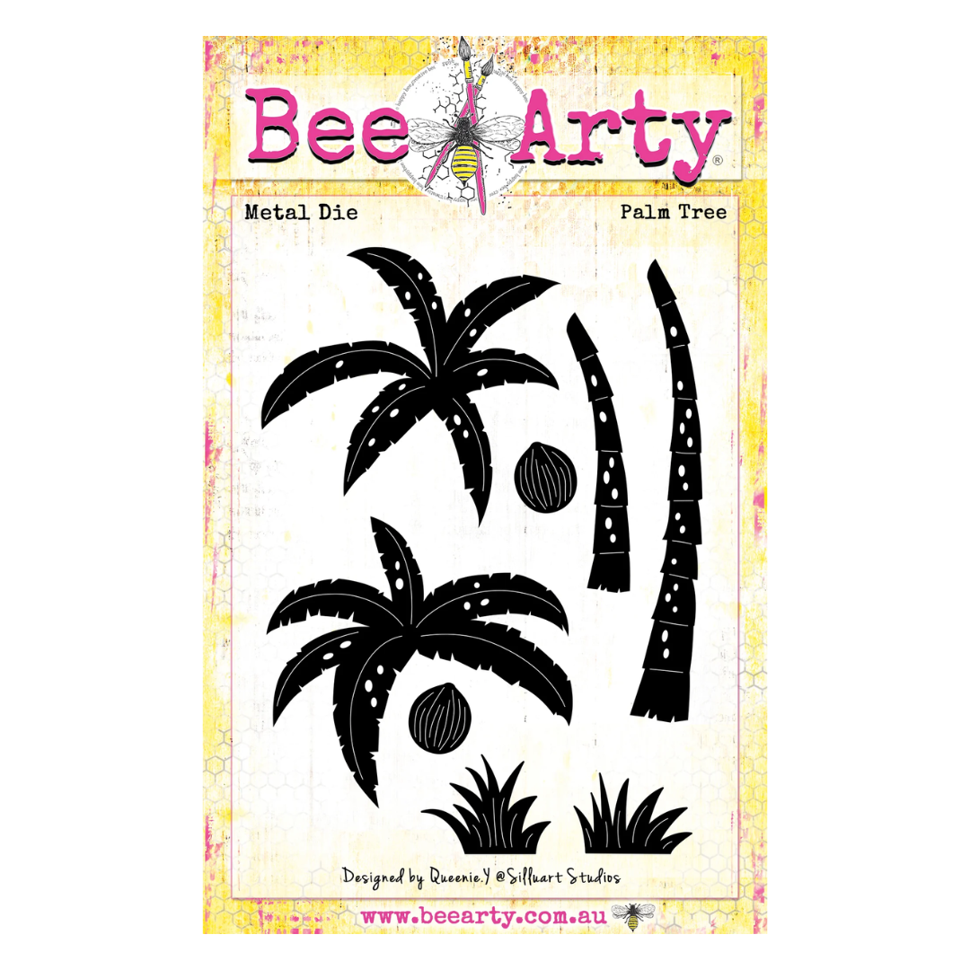 Bee Arty - Fun In The Sun - Palm Tree - Metal Die