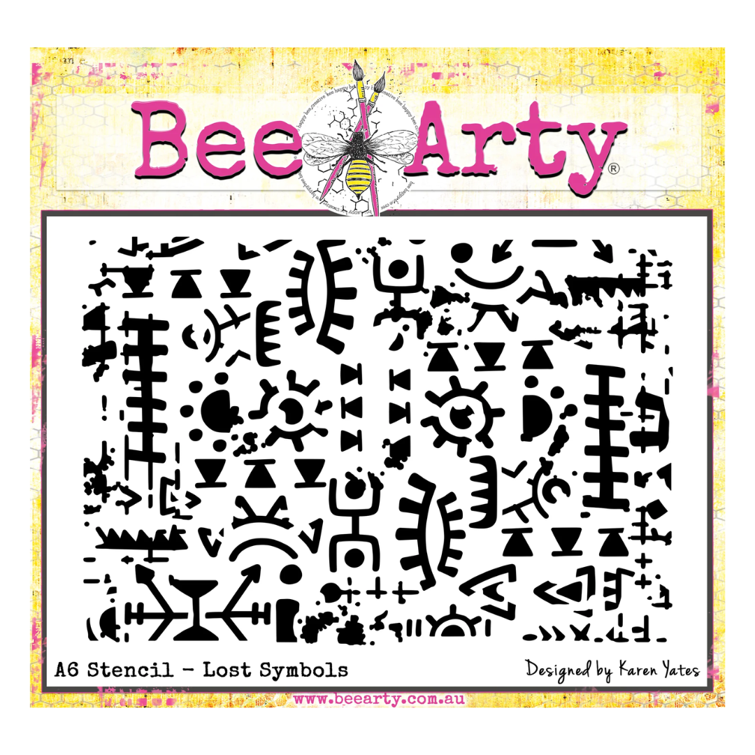 Bee Arty - Wild At Heart - Lost Symbol - Stencil