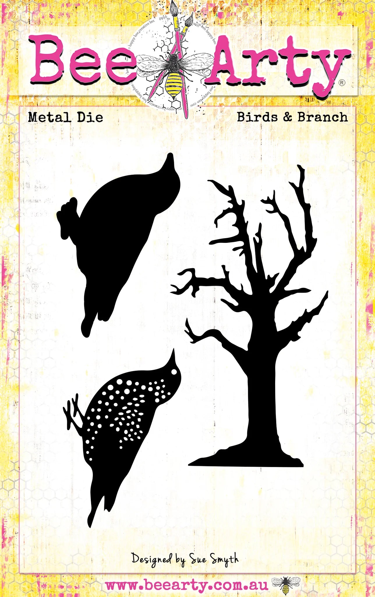 Bee Arty - Birds & Branch - Metal Die