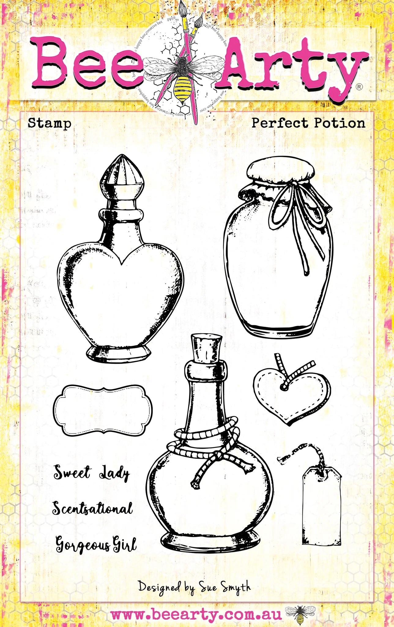 Bee Arty - Perfect Potion - Clear Stamp Set