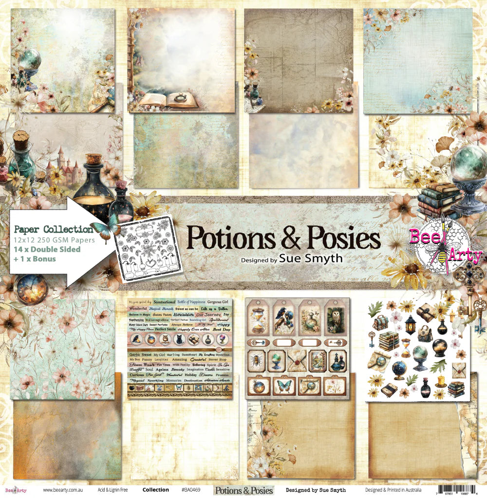 Bee Arty - Potions & Posies Collection by Sue Smyth