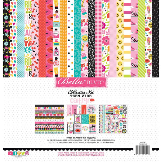 Bella BLVD Collection Kit 12"X12" - Teen Vibe Caitlyn